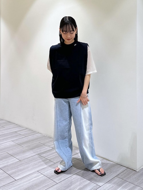 PHEENY for ADAM ET ROPE'】Organic Cotton N/S（Tシャツ