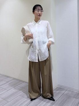 「EMOELLE（エモエレ）のアイテム」を使った、ANNAさん（レディース・156cm）の夏コーディネート
