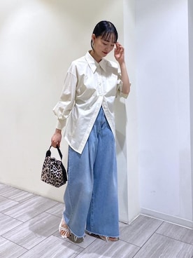 「サステナブル」｜ANNAさん（レディース・156cm）の春コーディネート