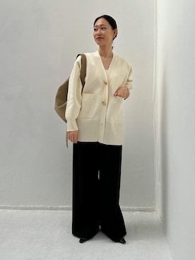 「オイリー」｜ANNAさん（レディース・156cm）の冬コーディネート
