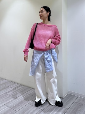 「オイリー」｜ANNAさん（レディース・156cm）の春コーディネート