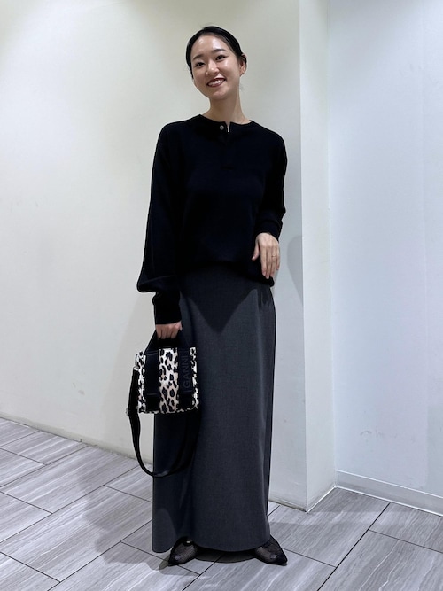 WILD LIFE TAILOR】HENLEY NECK LS KNIT（ニット/セーター
