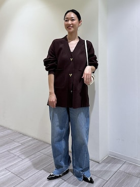 「オイリー」｜ANNAさん（レディース・156cm）の冬コーディネート