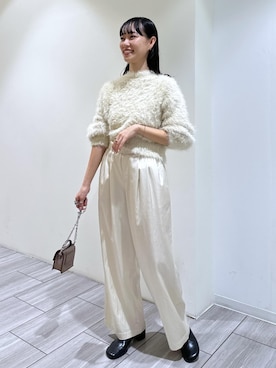 「ロング」｜「アイテム（その他シューズ）」を使った、ANNAさん（レディース・156cm）の秋コーディネート