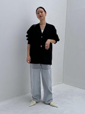「オイリー」｜ANNAさん（レディース・156cm）の冬コーディネート
