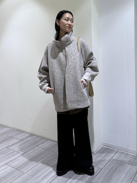 「アイテム（キーホルダー）」を使った、ANNAさん（レディース・156cm）の秋コーディネート