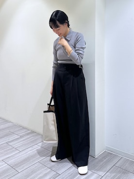 「SDGs」｜「アイテム（その他シューズ）」を使った、ANNAさん（レディース・156cm）の夏コーディネート