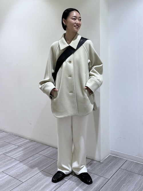 セール】Super140'sメルトンシャツコート（ステンカラーコート）｜ADAM