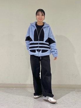 「クセニア・シュナイダー」｜「アイテム（ブルゾン）」を使った、YAさん（レディース・165cm）の秋コーディネート