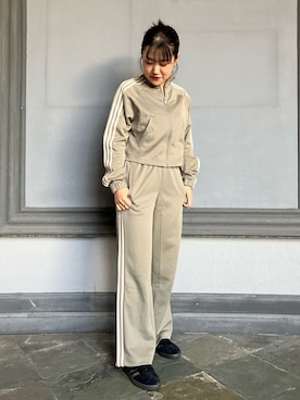 「アイテム（ナイロンジャケット、ブラウン系）」を使った、ORさん（レディース・159cm）の秋コーディネート