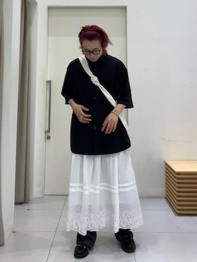 「アイテム（ローファー）」を使った、ソラさん（メンズ・169cm）の夏コーディネート