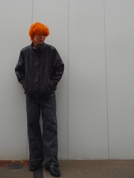 「Figments（フィグメンツ）のアイテム」を使った、ソラさん（メンズ・169cm）の春コーディネート