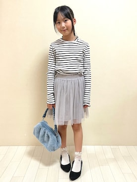 erieriさん（キッズ・134cm）の秋コーディネート