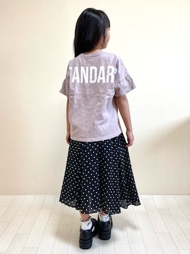 「JENNI（ジェニィ）のアイテム」を使った、erieriさん（キッズ・132cm）の秋コーディネート