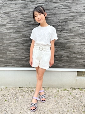 「SHIPS any（シップス エニィ）のアイテム」を使った、erieriさん（キッズ・132cm）の夏コーディネート