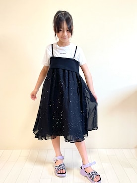 「SHIPS any（シップス エニィ）のアイテム」を使った、erieriさん（キッズ・132cm）の夏コーディネート