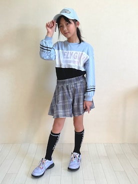 「3can4on（サンカンシオン）のアイテム」を使った、erieriさん（キッズ・134cm）の秋コーディネート