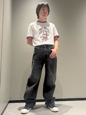 「ARMANI EXCHANGE（アルマーニエクスチェンジ）のアイテム」を使った、Fuga©️さん（メンズ・165cm）の夏コーディネート