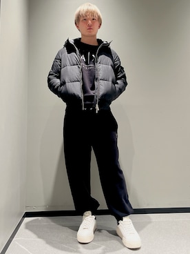 「ARMANI EXCHANGE（アルマーニエクスチェンジ）のアイテム（ダウンジャケット/コート）」を使った、Fuga©️さん（メンズ・165cm）の秋コーディネート
