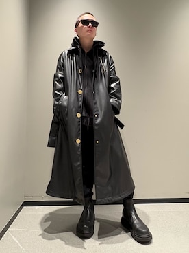 「アイテム（トレンチコート）」を使った、Fuga©️さん（メンズ・165cm）の秋コーディネート