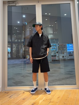 「EKAL（エカル）のアイテム」を使った、大樹さん（メンズ・170cm）の夏コーディネート