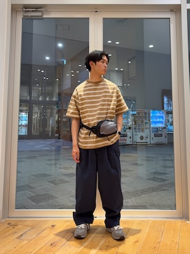 「FORK&SPOON（フォークアンドスプーン）のアイテム」を使った、大樹さん（メンズ・170cm）の春コーディネート