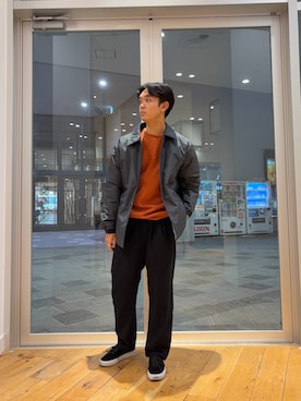大樹さん(メンズ・170cm)の秋コーディネート