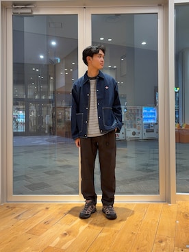「FORK&SPOON（フォークアンドスプーン）のアイテム」を使った、大樹さん（メンズ・170cm）の秋コーディネート