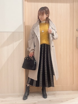 「SHOO・LA・RUE（シューラルー）のアイテム」を使った、モカさん（レディース・162cm）の秋コーディネート