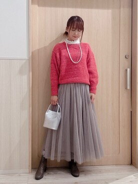 モカさん(レディース・162cm)の冬コーディネート