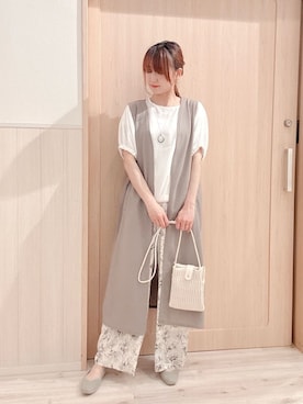 「DRESKIP（ドレスキップ）のアイテム」を使った、モカさん（レディース・162cm）の春コーディネート