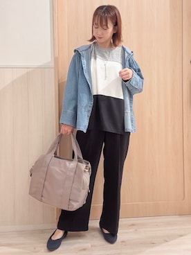 「SHOO・LA・RUE（シューラルー）のアイテム」を使った、モカさん（レディース・162cm）の秋コーディネート