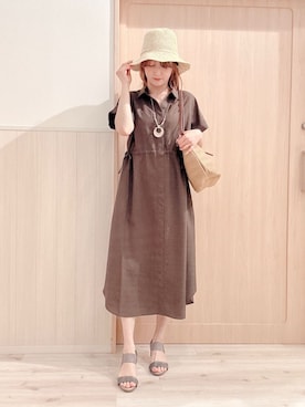 「DRESKIP（ドレスキップ）のアイテム」を使った、モカさん（レディース・162cm）の春コーディネート