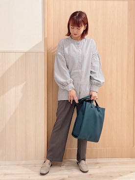 「アイテム（その他シューズ）」を使った、モカさん（レディース・162cm）の秋コーディネート