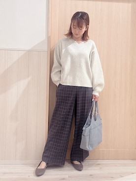 「アイテム（その他シューズ）」を使った、モカさん（レディース・162cm）の秋コーディネート