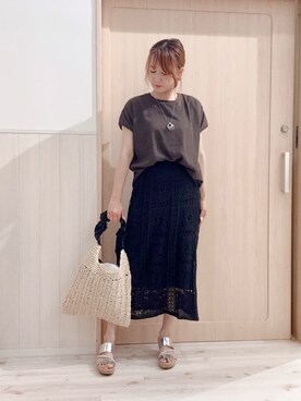 モカさん(レディース・162cm)の夏コーディネート