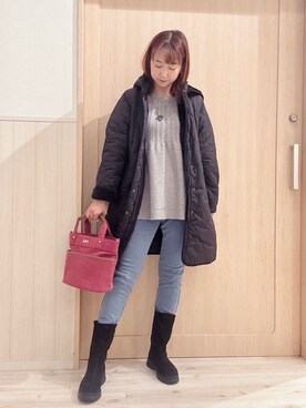 モカさん(レディース・162cm)の冬コーディネート