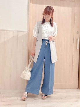 モカさん(レディース・162cm)の春コーディネート