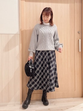 モカさん(レディース・162cm)の冬コーディネート
