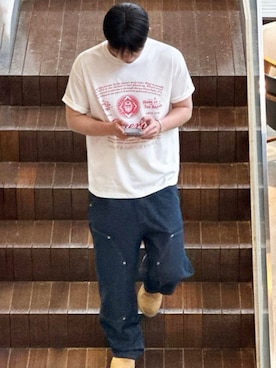 「NOWLE（ノウル）のアイテム」を使った、NOWLEさん（メンズ・172cm）の夏コーディネート