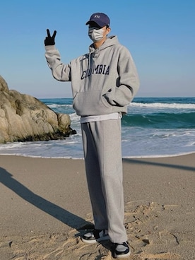 「NOWLE（ノウル）のアイテム」を使った、NOWLEさん（メンズ・171cm）の春コーディネート