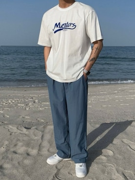 NOWLEさん（メンズ・180cm）の夏コーディネート