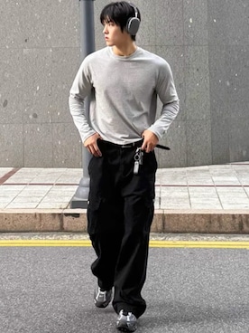 「NOWLE（ノウル）のアイテム」を使った、NOWLEさん（メンズ・175cm）の春コーディネート