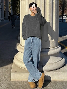 「オトナカジュアル」｜「アイテム（スリッポン）」を使った、NOWLEさん（メンズ・173cm）の秋コーディネート