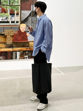 「NOWLE（ノウル）のアイテム」を使った、NOWLEさん（メンズ・175cm）の春コーディネート