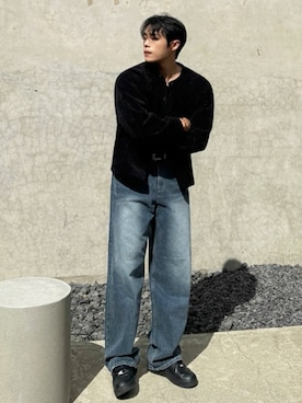 「NOWLE（ノウル）のアイテム」を使った、NOWLEさん（メンズ・173cm）の夏コーディネート