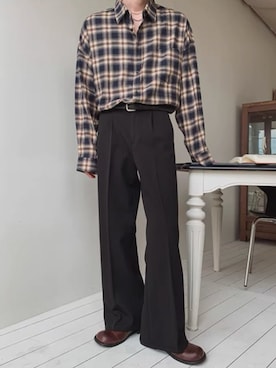 「NOWLE（ノウル）のアイテム」を使った、NOWLEさん（メンズ・175cm）の夏コーディネート