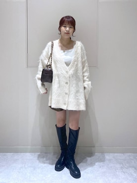 「アイテム（カーディガン/ボレロ）」を使った、ゆあんさん（レディース・153cm・10代）の秋コーディネート