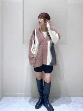 「アイテム（カーディガン/ボレロ）」を使った、ゆあんさん（レディース・153cm・10代）の秋コーディネート