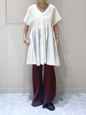 「LOWRYS FARM」｜ゆあんさん（レディース・153cm）の春コーディネート